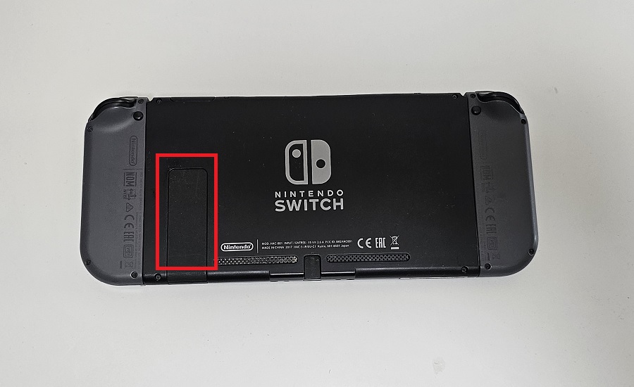 SwitchのSDカードスロット